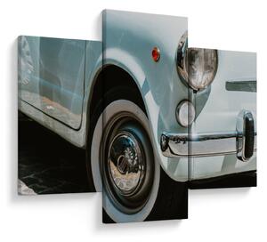 Tablou - mașina retro Fiat (90x60 cm)