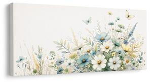 Tablou flori sălbatice pastelate