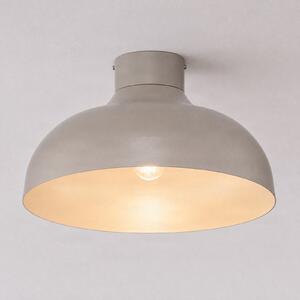 Luminex Plafonieră Basca, bej, metal, Ø 40 cm, E27, reglabil, Bej, Camera de zi / sufragerie, Metal