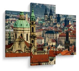 Tablou - Panorama din Praga (90x60 cm)