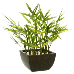 Flori artificiale, bambus in ghiveci, 35 cm