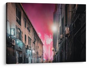 Tablou - Artificii din Marseille (70x50 cm)