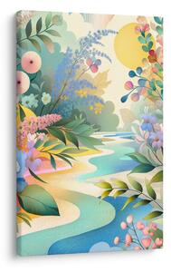 Tablou peisaj floral