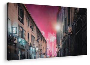 Tablou - Artificii din Marseille (90x60 cm)