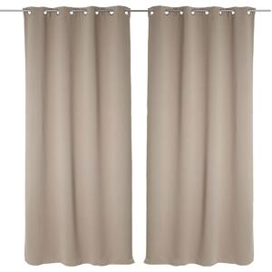 Set 2 draperii cu inele 135 x 240 cm