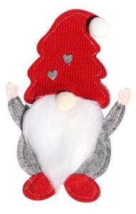 Suport pentru tacamuri SANTA GNOME rosu, 1 buc