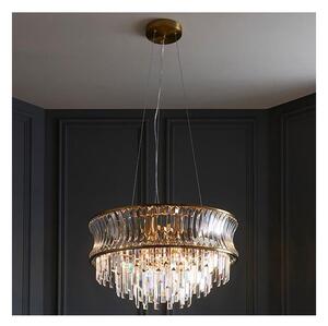 Endon 107785 - Candelabru suspendat pe cablu 9xE14/6W/230V auriu
