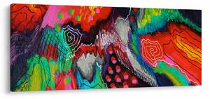 Tablou abstract - culori (120x50 cm)