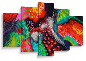 Tablou abstract - culori (150x105 cm)