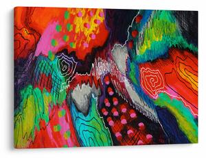 Tablou abstract - culori (70x50 cm)