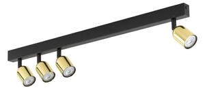 Spot LED TOP 4xGU10/10W/230V negru/auriu