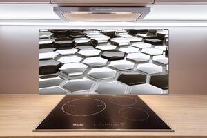 Panou sticlă bucătărie 3D Abstracție