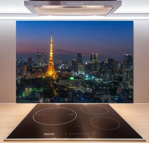 Sticlă printata bucătărie Turnul din Tokyo