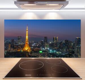 Sticlă printata bucătărie Turnul din Tokyo