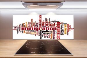 Sticlă pentru bucătărie Imigrare