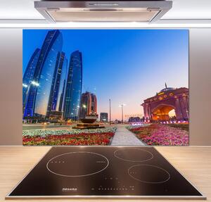 Sticlă pentru bucătărie Străzile din Abu Dhabi