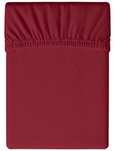 Cearsaf Jersey cu elastic 90x200 cm visiniu