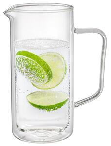 4Home Cană termică din sticlă Double Hot&Cool, 1 l