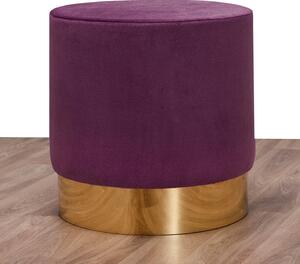 Taburet tapițat Barok 21 - Lilac