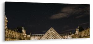 Tablou - Louvre nocturn (120x50 cm)