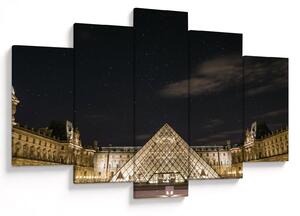 Tablou - Louvre nocturn (150x105 cm)