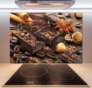 Panou sticlă decorativa bucătărie Ciocolată