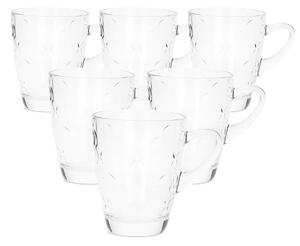 Florina Set de căni de sticlă Iris 300 ml, 6 buc