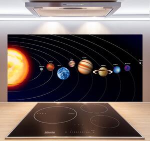 Panou de bucătărie Sistem solar