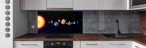 Panou de bucătărie Sistem solar