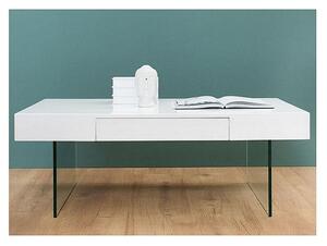 Masuta DAISY, alb/transparent, 110x60x40 cm