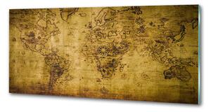 Panou de bucătărie harta lumii vechi