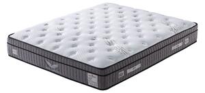 Saltea LATEKS COMFORT, alb/gri inchis, 140x200 cm