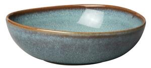 Bol din gresie ceramică Villeroy & Boch Like Lave, ø 17 cm, turcoaz - maro