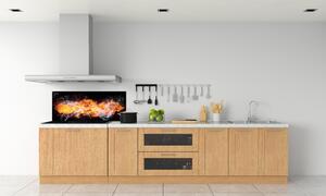 Panou de bucătărie Foc versus apa