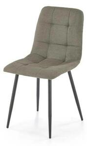 Scaun K560, verde/negru, stofa clasica/metal, 45x53x88 cm