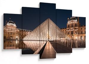 Tablou - Louvre noaptea (150x105 cm)
