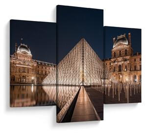 Tablou - Louvre noaptea (90x60 cm)