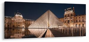 Tablou - Louvre noaptea (120x50 cm)