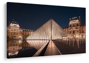 Tablou - Louvre noaptea (90x60 cm)