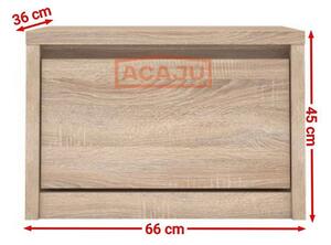 Pantofar NORTON, stejar sonoma 66x36x45 cm