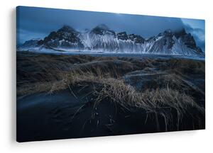 Tablou cu priveliște spre vărfurile Islanda (90x60 cm)