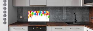 Panou de bucătărie baloane colorate