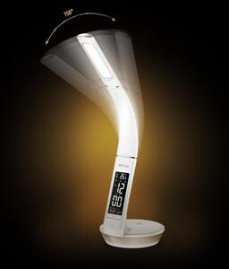 Lampă LED dimabilă cu funcție de încărcare fără fir Qi 5W și afișaj Retlux LED/6W/230V 3000/4000/6000K alb