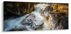 Tablou - Râul din pădure (120x50 cm)