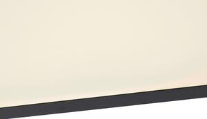 Plafoniera moderna neagra cu LED 120 cm - Liv