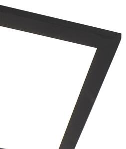 Lampă modernă de plafon negru cu LED 80 cm - Liv