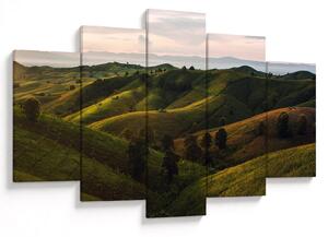 Tablou - Priveliște spre dealurile din Thailanda (150x105 cm)