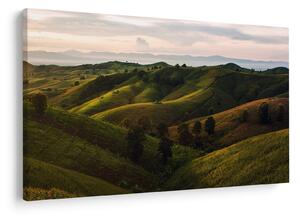 Tablou - Priveliște spre dealurile din Thailanda (90x60 cm)