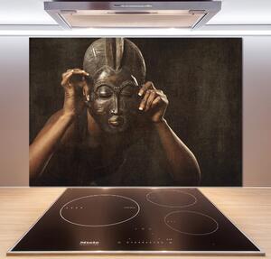Panou de bucătărie mască africană