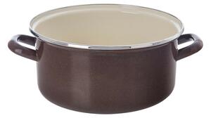 Orion Casserole smaltată cu margine Brown, 4 l, 4 l